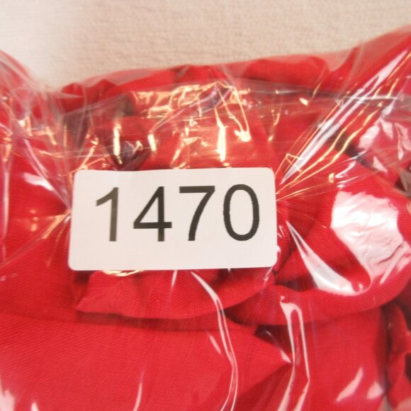 Cynthia Rowley Red Linen Midi Dress Size 6 - Picture 13 of 13